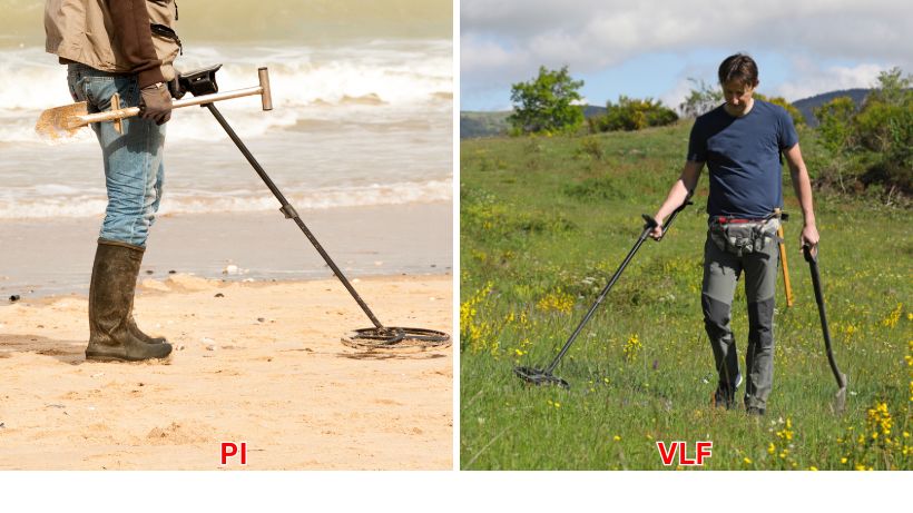 PI Metalldetektor vs. VLF Metalldetektor