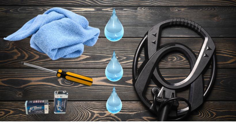 Metalldetektor Pflege