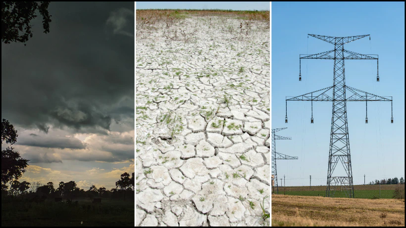 Pulsinduktions‑Metalldetektor mit weniger Fehlsignalen trotz Störquellen wie Gewitterwolken, trockenen Böden und Hochspannungsleitungen.