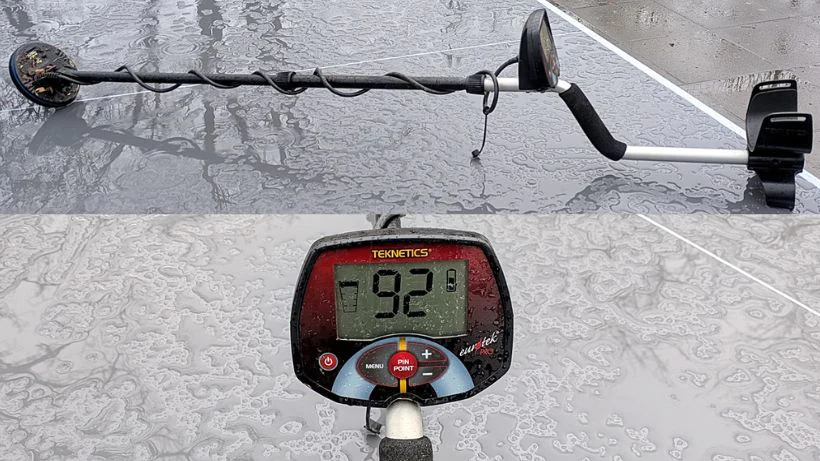 Metalldetektoren die Wetterfest sind und regen trotzen