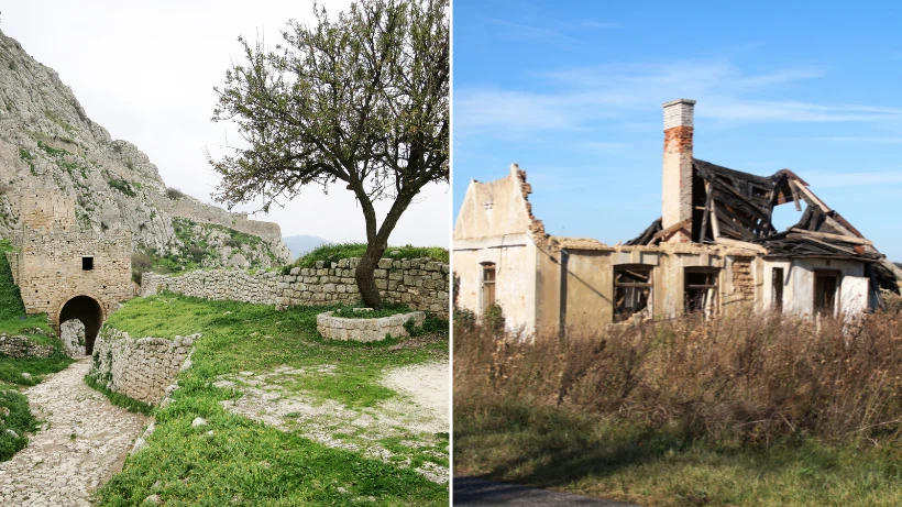 Ruinen als spannender Suchplatz, geprägt von alten Mauern, eingestürzten Gebäuden und Bereichen, in denen sich über viele Jahre Menschen aufgehalten haben.