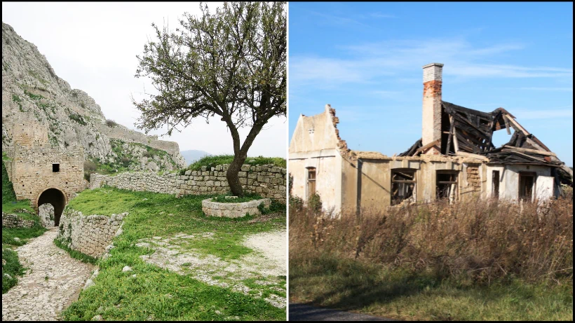 Ruinen als spannender Suchplatz, geprägt von alten Mauern, eingestürzten Gebäuden und Bereichen, in denen sich über viele Jahre Menschen aufgehalten haben.
