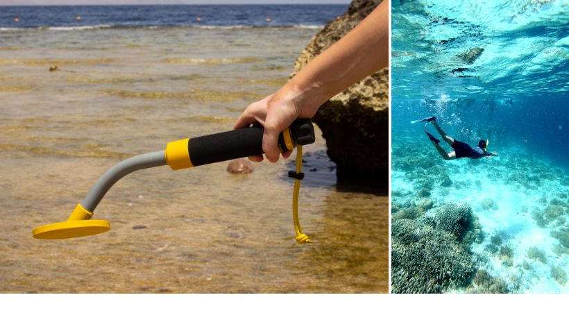 Metalldetektor Unterwasser