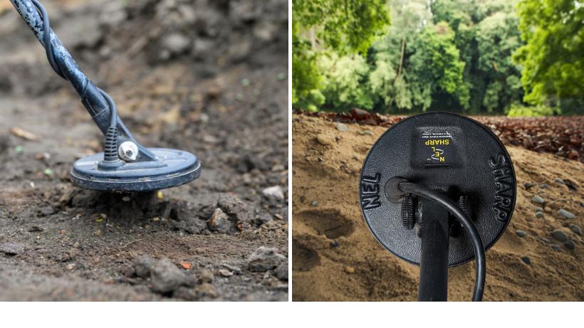 Kleine Suchspulen Metalldetektor / shooter Suchspule, perfekt für Wald und verschrotteten Böden.