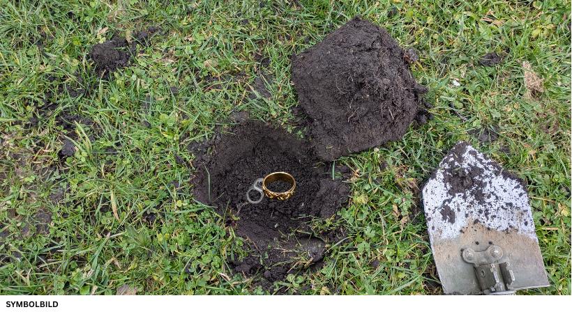 Bei der Schatzsuche, auch schlechte Signale Graben