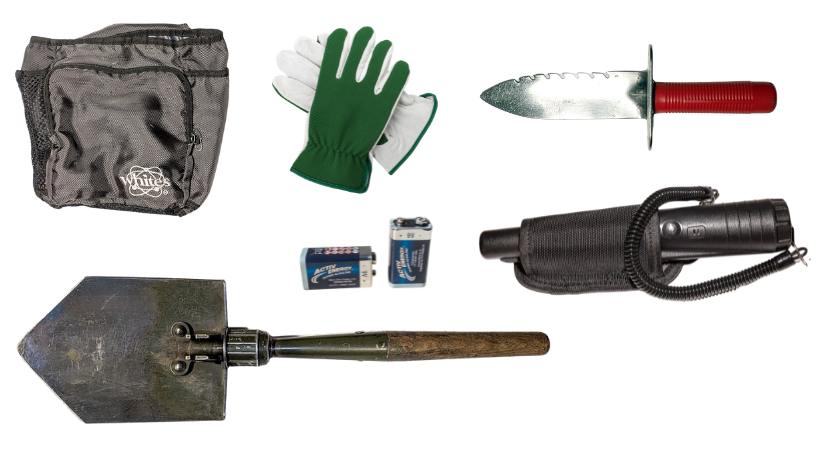 Die richtige Ausrüstung für die Schatzsuche mit Metalldetektor