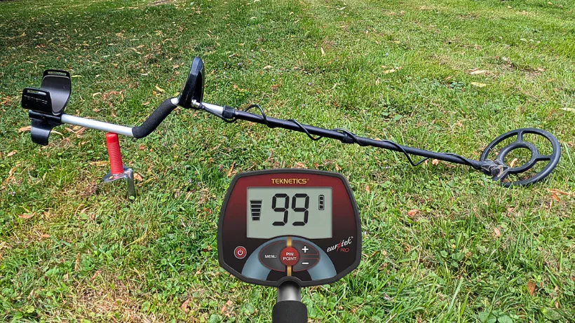 Vorstellung des Metalldetektor Teknetics Eurotek Pro (LTE) mit Display 99 Leitwerte