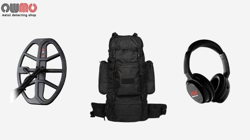 Zubehör und Erweiterungsmöglichkeiten Minelab X-Terra Elite. Suchspulen, Rucksäcke, Kopfhörer
